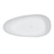 Aqua Eden 67.31 L, 32.31 W, Glossy White/Matte White, Solid Surface White Stone VRTOV683321 - alternate 5